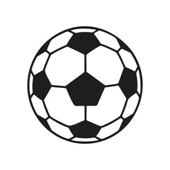 Obraz premium vector soccer ball on white background