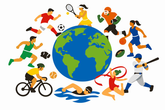 Athletes Holding Hands Around Globe to Celebrate International Day of Sport