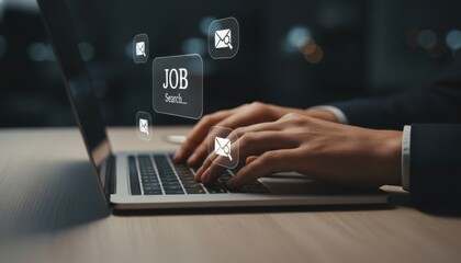 Professional online job search and digital recruitment process