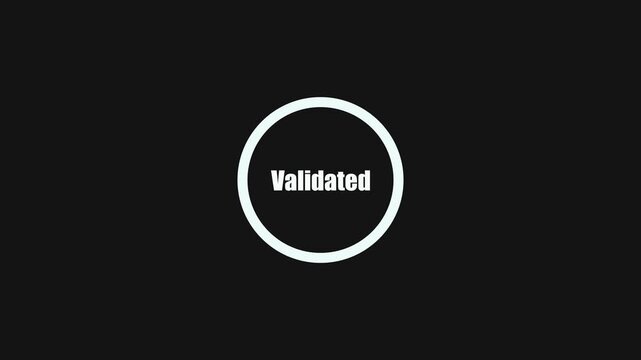 White Checkmark in Circle on Black Background Symbolizing Confirmation and Approval check mark tick mark.