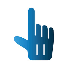 Obraz premium Touchscreen icon design template