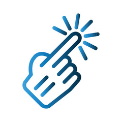 Obraz premium Touchscreen icon design template
