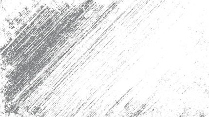 Obraz premium Gray diagonal distressed grunge texture on white background scratch rough