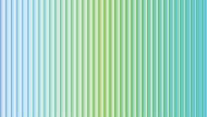 Obraz premium A refreshing visual of vertical stripes presenting a smooth gradient transition from blue to vibrant green and cyan