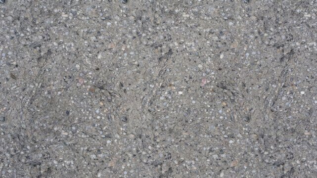 Seamless Tileable PBR Concrete Gravel Material Texture with Natural Imperfection