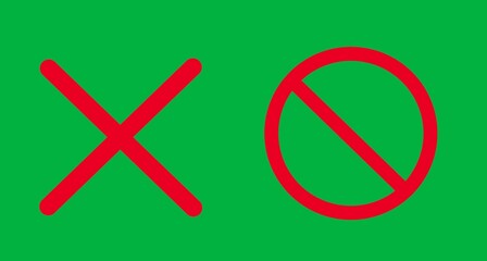 Obraz premium no entry sign, do not enter sign on green background , green screen effect background 