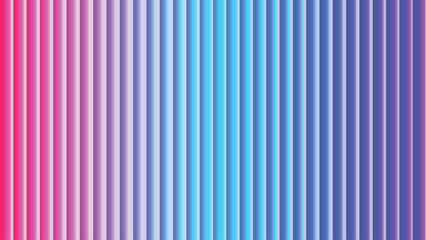 Obraz premium Vertical bars display a smooth color gradient from vibrant pink to cool blue and deep purple