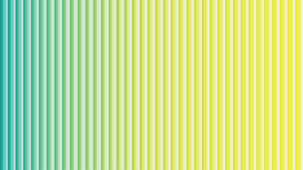 Obraz premium Numerous vertical bands create a harmonious color flow from refreshing teal green to sunny yellow tones