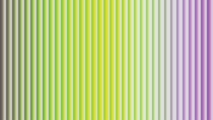 Obraz premium Vertical stripes show a compelling color shift from dark gray through bright yellow green to soft purple