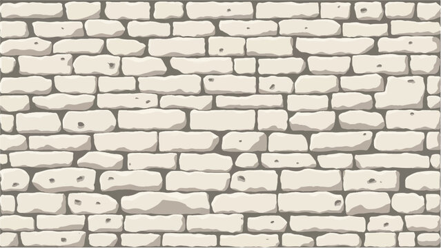 Brick wall background. Brick wall pattern. Vector brick wall. Illustration of a brick wall. 