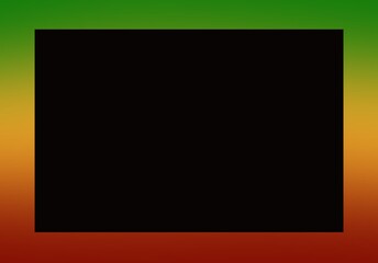 Obraz premium Abstract Watercolor Textured Background with Copy Space, Text Box, Color Symbolism for Juneteenth, Africa, Reggae