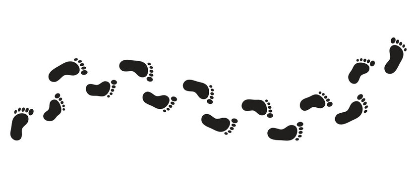 Baby Footstep Icon , Infant Footprint Walking Symbol Vector EPS, Newborn Footprint Icon , Baby Step Track Symbol,Baby Step Icon , Infant Footprint Walking Symbol..eps