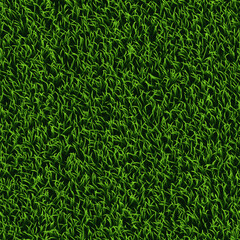Grass seamless pattern. View from above. Vector eps10 illustration. Natural green lawn texture background for design and decoration. Top view.