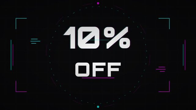 Discount Offer on Screen Display.