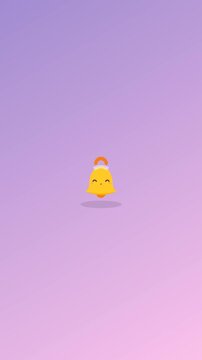 Kawaii Notification Bell Waking Up Loop