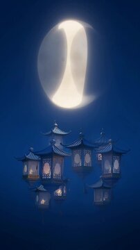 Islamic Lantern Light Ramadan Decoration