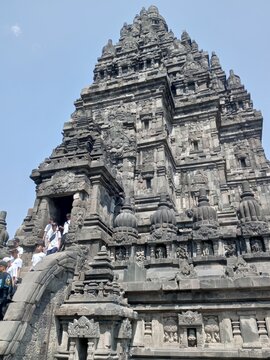 Candi Prambanan in Indonesian Yogyakarta 