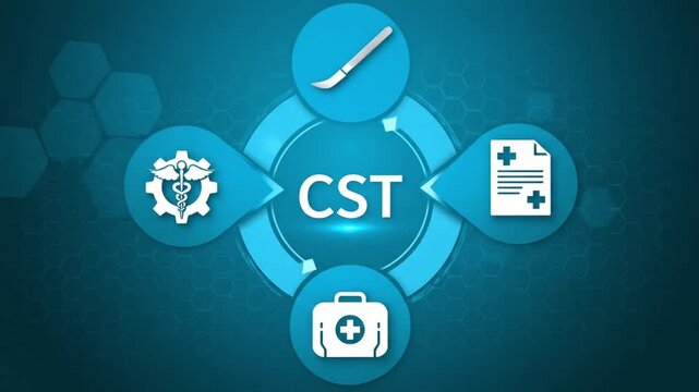 CST acronym.CST (Corticospinal Tract) is a major pathway transmitting motor signals from brain to spine. 4k video