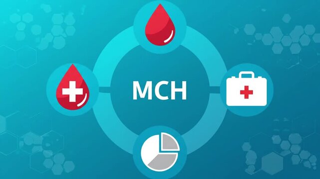 MCH acronym.MCH (Mean Corpuscular Hemoglobin) measures the average hemoglobin per red blood cell. 4k video