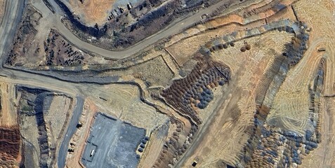 Greenbushes Lithium Mine Aerial View, Western Australia