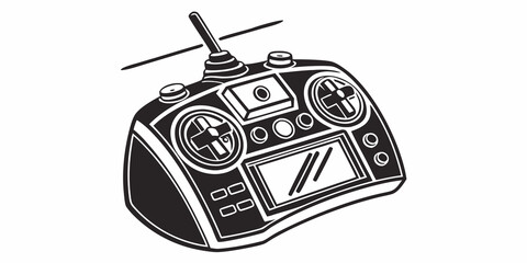 a remote control for a helicopter or drone Vector © rabby