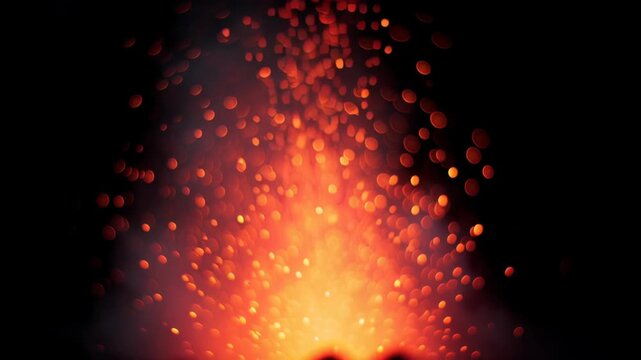 Glow ember spark flames fire burning burnt grill balefire campfire coal ember smoke heat hot red black glow realistic burning spark overlay particle sparkle flying effect frame border illustration