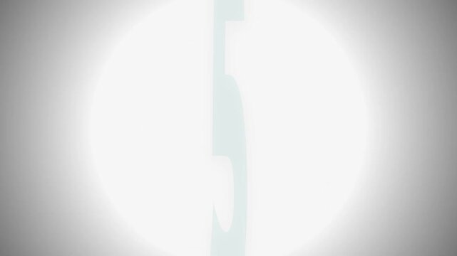 A simple colorful countdown timer from ten to one on a neutral gradient background