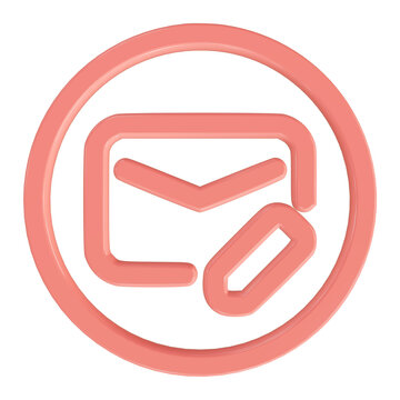 Friendly Message Icon for Communication Apps and Social Media