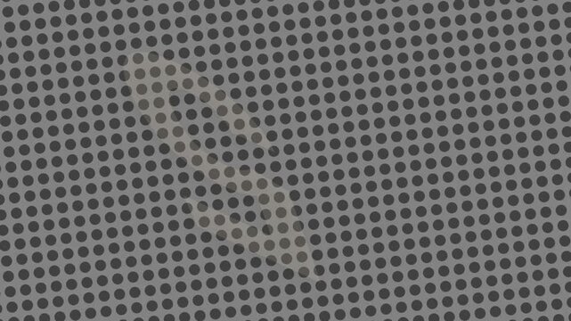 Retro colorful countdown timer counting from 10 to 1 over a grey halftone pattern