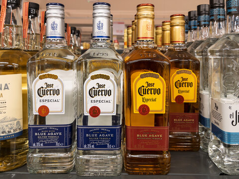 Jose Cuervo Tequila Display in Liquor Store
