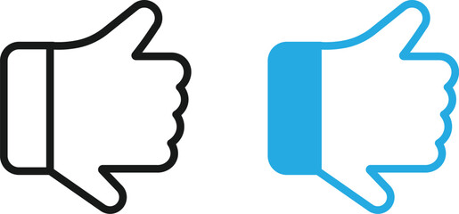 Obraz premium Modern and minimal Like icon