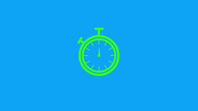 Arrow shows a time interval of 60 minutes graphic animation video 