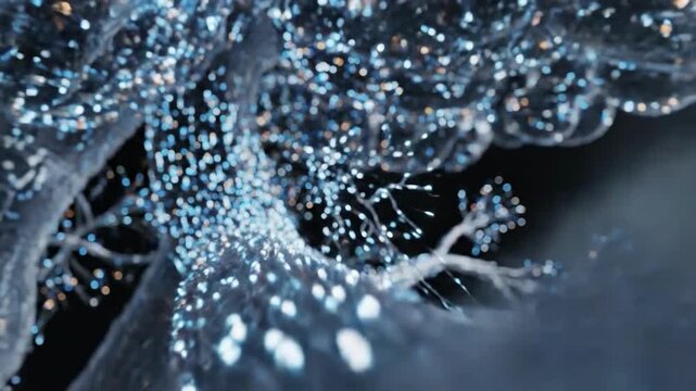 An abstract and futuristic image evoking connection, innovation, and the complex digital world. Ideal for marketing tech, cybersecurity, or data visua