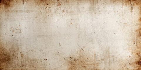 Fototapeta premium Antique brown grunge wood texture with a vintage stained parchment pattern on a worn aged wooden background for a dirty ancient book page design