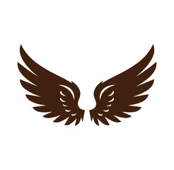 Obraz premium brown wings spread wide symbolizing freedom and protection