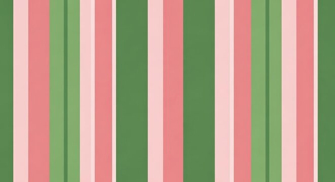 Vertical Stripes in Green and Pink Pattern.