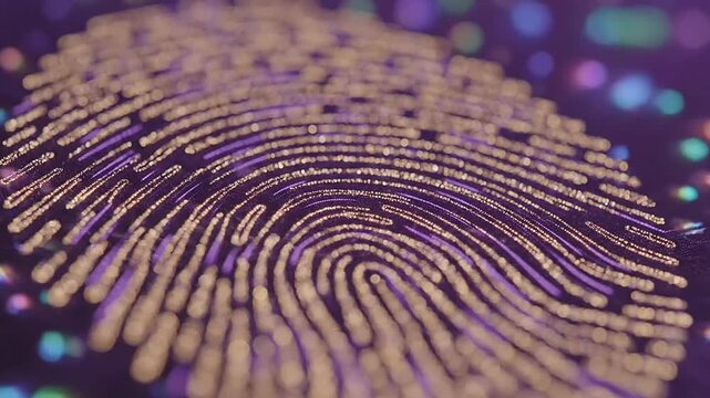 Digital fingerprint with intricate unique patterns
