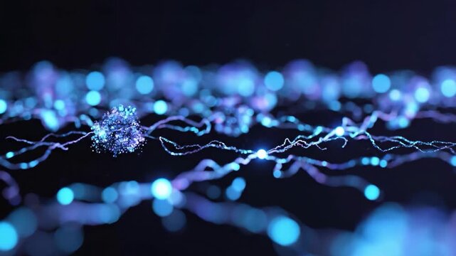 A mesmerizing display of twinkling lights against a dark background. Evokes a feeling of wonder and enchantment, perfect for background imagery or evo