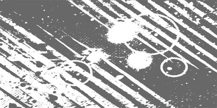 Abstract a minimalist, textural artwork featuring intersecting lines, circles, and inkblots on a subtly textured ground, this abstract artwork.