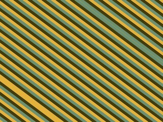 Fototapeta premium Elegant diagonal stripes pattern in yellow green and dark brown