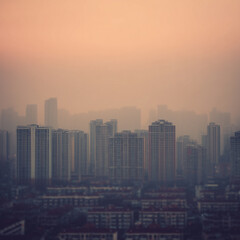 Fototapeta premium Apartment air pollution