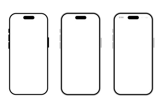 スマートフォンのシンプルアイコンセット