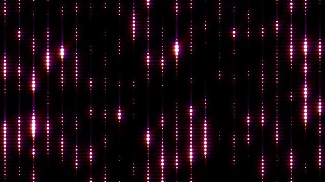 Glowing purple white gradient light lines expanding from single line. Parallel abstract motion design and tech concept