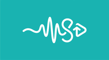 Obraz premium White Arrow Logo Design.