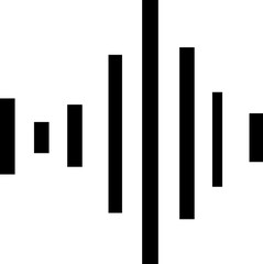 Obraz premium Audio wave icon set. Sound, waves, radio, soundwave, music, audio signal, equalizer, acoustic. Radio wave symbol collection - stock vector. isolated on transparent background