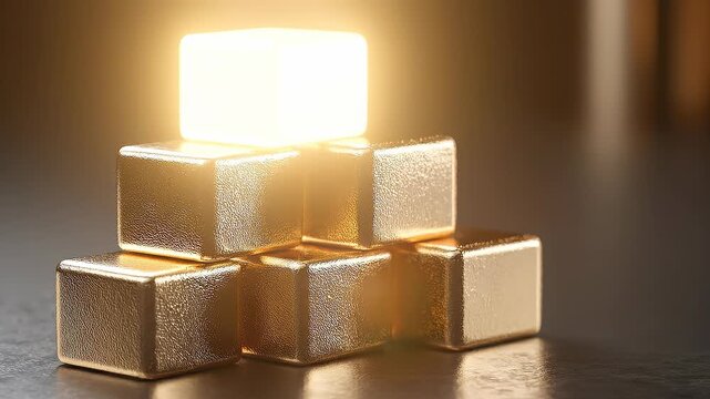 Golden Ratio Forecast Panel Visualization Representing Predictive Financial Stability and Structured Data Elevation.