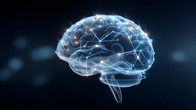 Exploring the human brain and its connections through simple visual graphics and clear lines