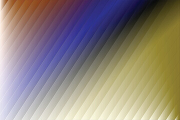 Obraz premium Abstract diagonal gradient stripes background with vibrant blue, yellow and orange color transition in modern geometric pattern