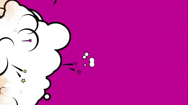 Cartoon clouds design element.