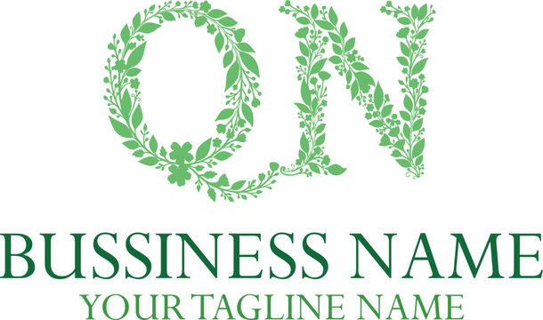 QN Q qn initial logo | initial based abstract modern minimal creative logo, vector template image. luxury logotype logo, real estate homie logo. typography logo. initials logo